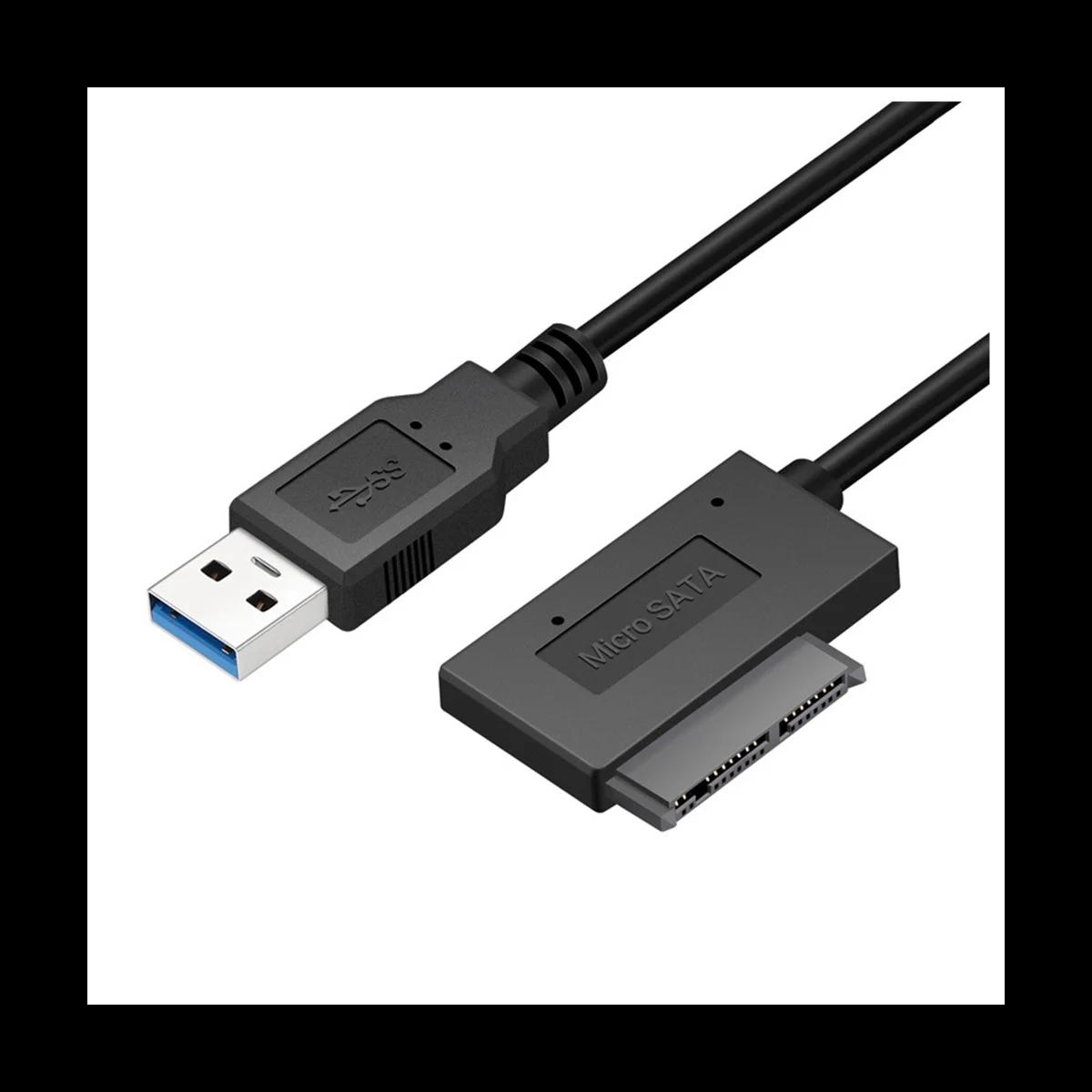 USB 3.0 to SATA  ̺, 1.8 ġ HDD SSD  ڵ, USB3.0-16  Msata 7 + 9  ̺
